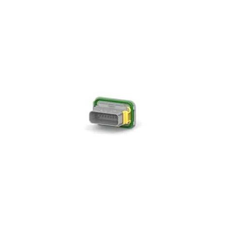 Connettore Heavy Duty Sealed 1.6X0.6 porta maschio 18vie grigio