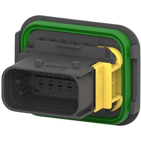 Connettore Heavy Duty Sealed 1.6X2.8 porta maschio 12vie nero
