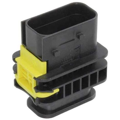 Connettore Heavy Duty Sealed 1.6X2.8 porta maschio 12vie nero senza guarnizione