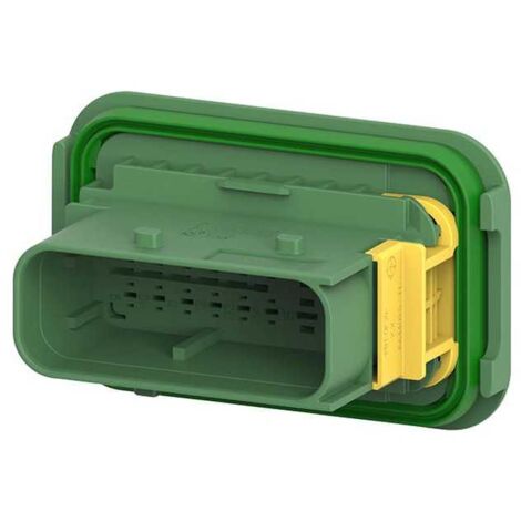 Connettore Heavy Duty Sealed 1.6X2.8 porta maschio 16vie verde