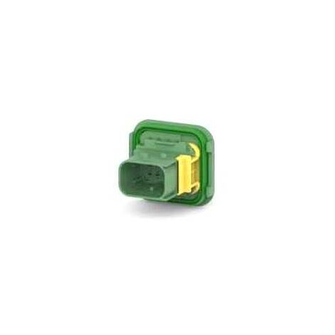 Connettore Heavy Duty Sealed 1.6X2.8 porta maschio 7vie verde