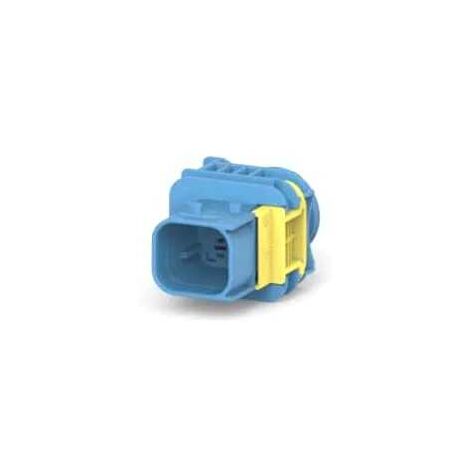 Connettore Heavy Duty Sealed 2.8X0.8 porta maschio 4vie blu senza guarnizione