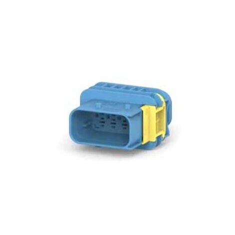 Connettore Heavy Duty Sealed 2.8X0.8 porta maschio 8vie blu senza guarnizione