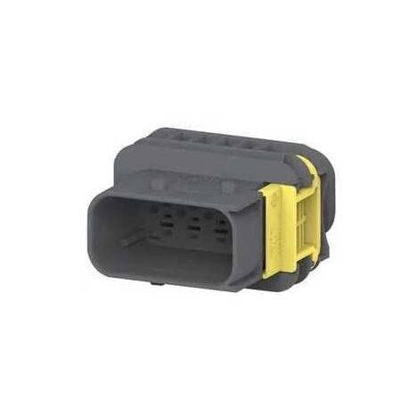 Connettore Heavy Duty Sealed 2.8X0.8 porta maschio 8vie nero senza guarnizione