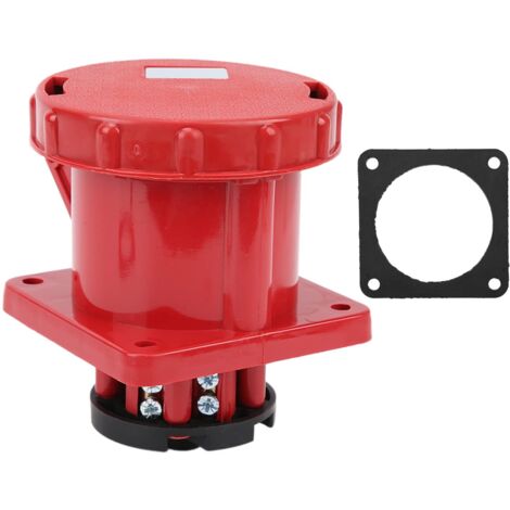 Connettore industriale FILFEEL a 5 pin, presa 380-415 V 63 A, spina dritta per agricoltura, 3P+N+E, trifase, cinque fili, impermeabile all'esterno IP67