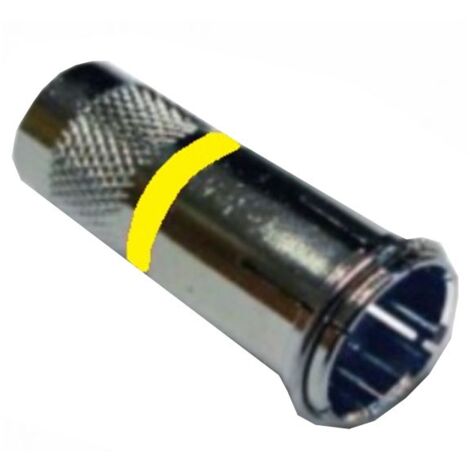 Connettore innesto rapido per cavi satellitari e per tv terrestre tipo F a vite per cavo 6,6mm 287195