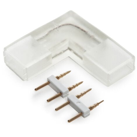 Connettore L Striscia LED 220VAC SMD5050. [HO-L-230V-5050]