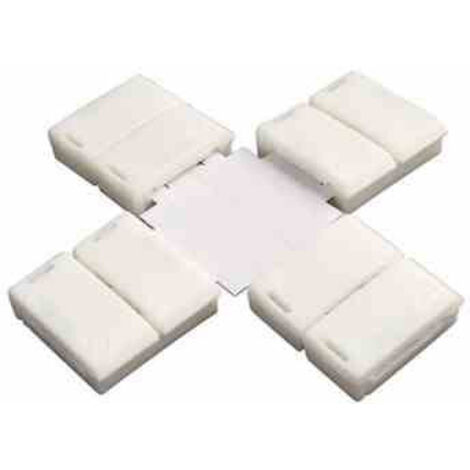Connettore LED da 8 mm. Forma: +