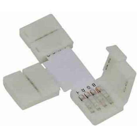 Connettore LED RGB da 10 mm. Forma: T