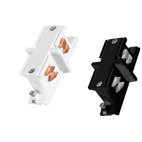 Connettore Lineare Binario Trifase LED Nero/Bianco A12-TRIColore NERO