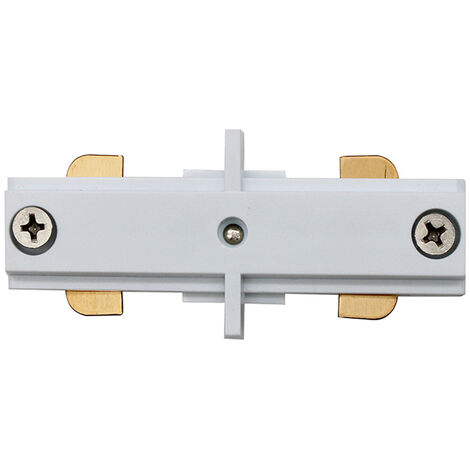 Connettore Lineare giunta lineare Bianco per binario Monofase A6-MONO-WH
