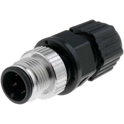 Connettore maschio M12 a 4 pin per antenna dritta