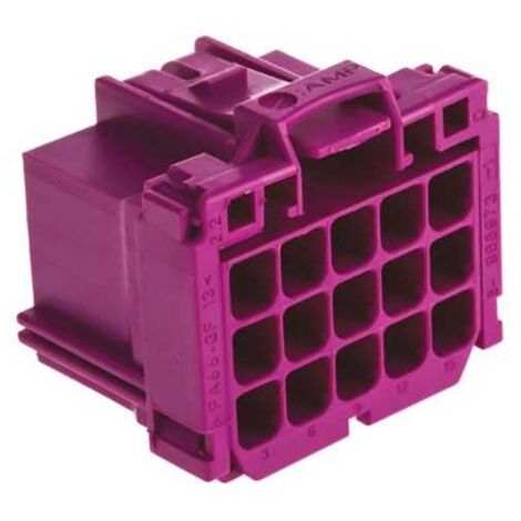 Connettore MCP 2.8K maschio porta femmina 15 vie Viola