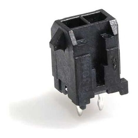 Connettore micro fit femmina porta maschio 2vie da circuito stampato