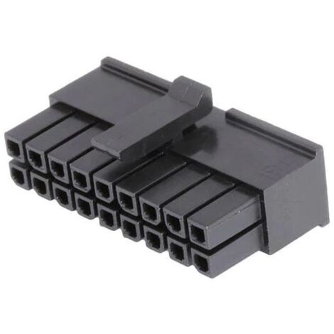 Connettore Micro Fit maschio 9X2 vie