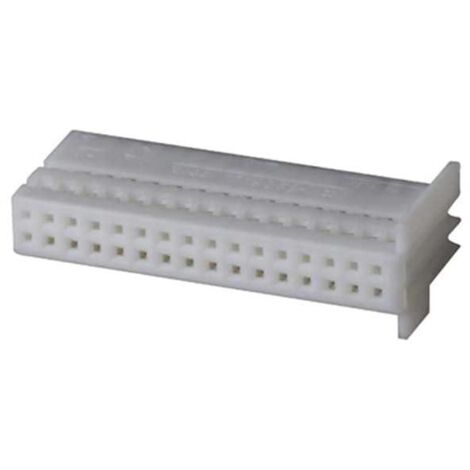 Connettore Micro-Power Quadlok System Maschio 2x16 vie bianco