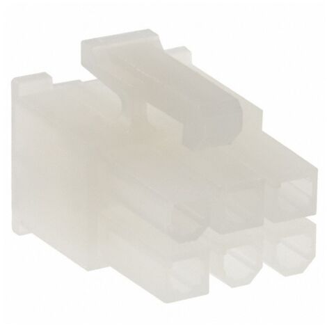 Connettore Mini Fit maschio 3X2 vie
