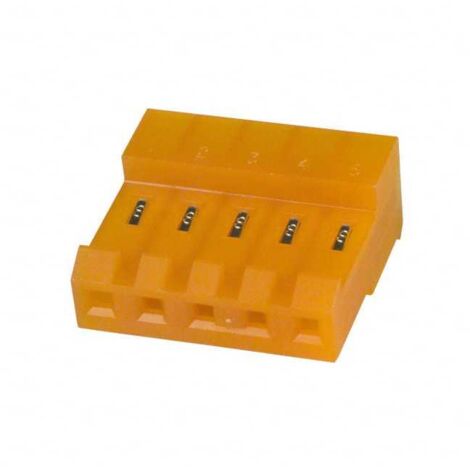 Connettore MTA 156 Femmina 5 Vie Arancione per cavo AWG 18