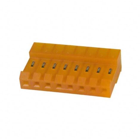 Connettore MTA 156 Femmina 8 Vie Arancione per cavo AWG 18