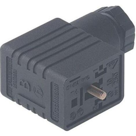 Connettore Nero GMN 216 NJ Poli:2 + PE 934 457-100-1 Hirschmann Contenuto: 1 pz.