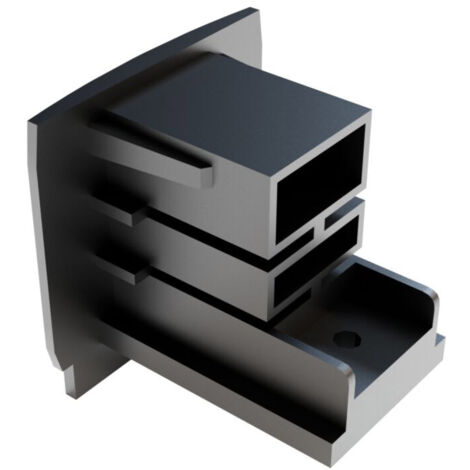 Connettore Per Binario Plastica 3,1Cm Nero