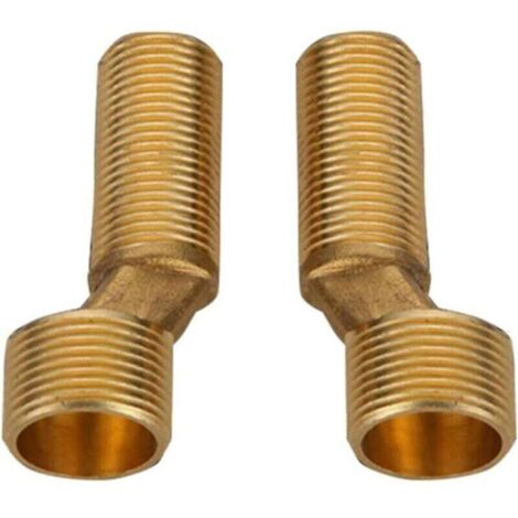 Connettore per miscelatore doccia/vasca offset, connettore riduttore a gomito in ottone, braccio girevole regolabile, connettore a gomito a parete, connettore offset lungo, oro