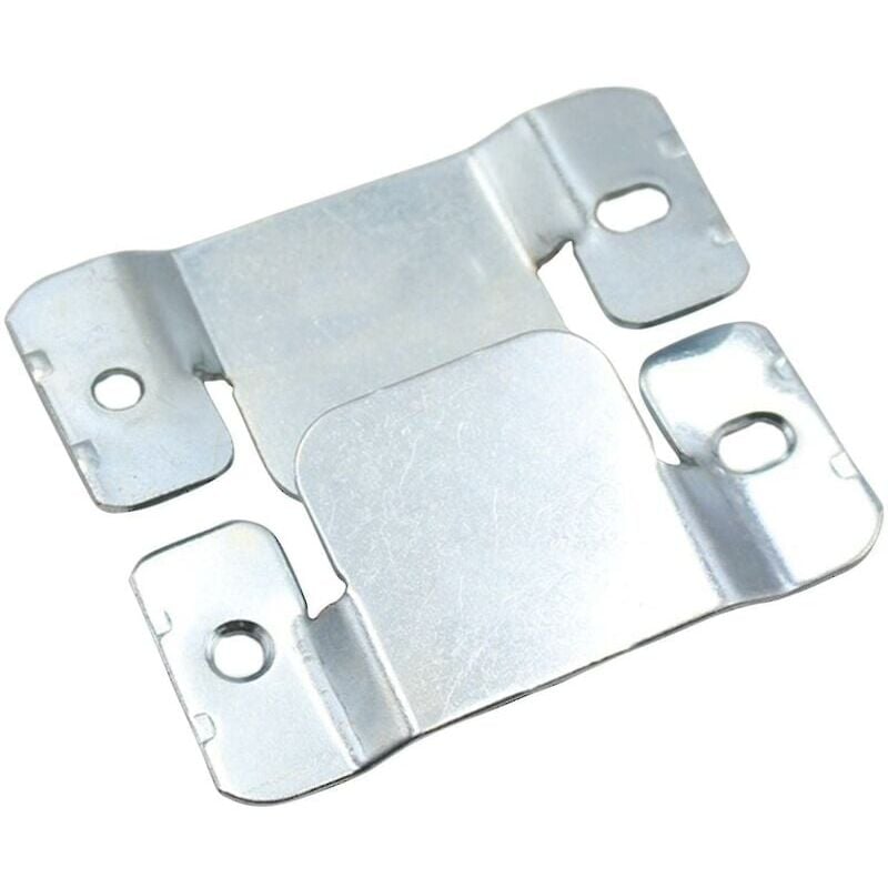 Image of Connettore per mobili da divano, staffa di collegamento per divano in metallo di alta qualità con viti (10 pezzi, argento)