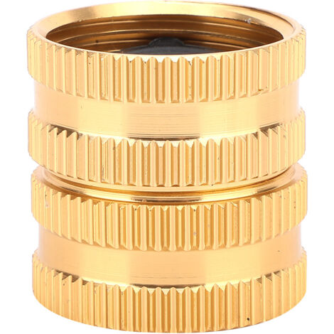 Connettore per rubinetto da giardino in ottone, con raccordo da 3/4" per prato.