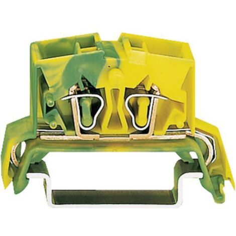 Connettore per sbarra collettiva PE a 4 fili da 2,5 mm² giallo-verde 264-737