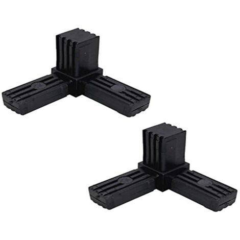 Connettore per Tubo Quadrato A 3 Vie Ad Angolo, Connessione a Mensola del Profilo, 30mm x 2mm