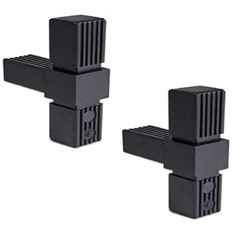 Connettore per Tubo Quadrato A T A 3 Vie, Connessione a Mensola del Profilo, 30mm x 2mm
