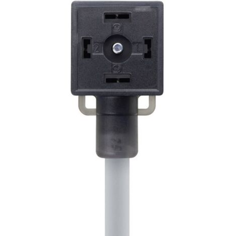 Connettore per valvola forma A Nero VA21-230.0-5/P01 Poli:2+PE 8047823 Escha Contenuto: 1 pz.