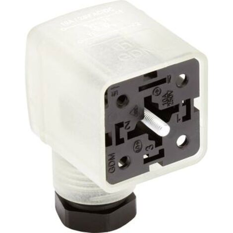 Connettore per valvola serie GDM2 1F6 Trasparente GDM21F6-L12-10D 934888016 Lumberg Automation Contenuto: 1 pz.