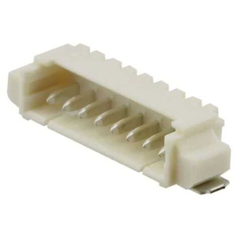 Connettore picoblade maschio 10vie da circuito stampato con aletta