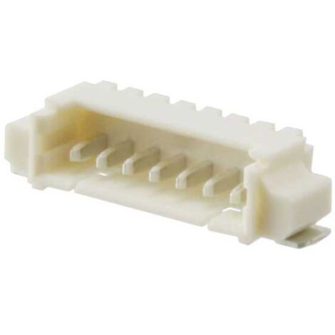Connettore picoblade maschio 7vie da circuito stampato con aletta