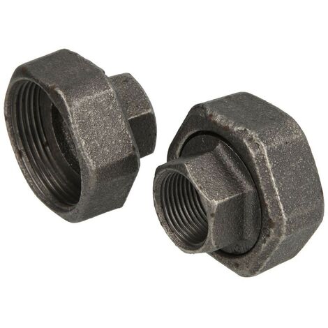 Connettore pompa di calore 1'ff x dado 1 1/2'' 2 pezzi