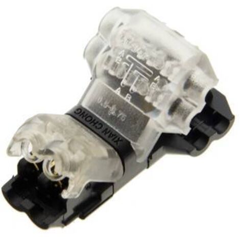 Connettore rapido a T per 2 fili in parallelo - max. 36V - 9A