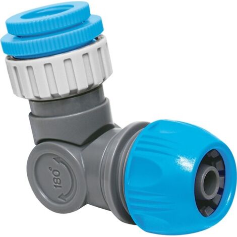 CONNETTORE RAPIDO AD ANGOLO - 1/2-3/4''