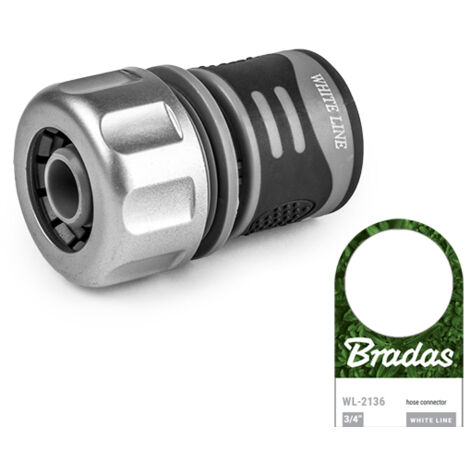 Connettore rapido bianco Bradas WL-2136 da 3/4"