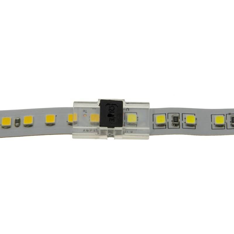 Image of Connettore rapido clip 2 pin - Collegamento da striscia a - Bianco Caldo