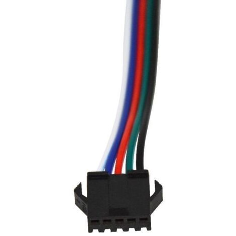 Connettore rapido femmina a 5 pin per striscia led IP20 RGBW