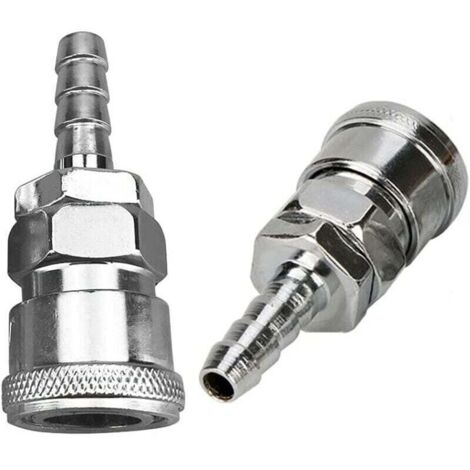 Connettore rapido per aria compressa, connettori rapidi per tubi dell'aria, giunto per compressore, connettore pneumatico, connettore per compressore, connettore rapido pneumatico, 2 coppie SH20 + PH2