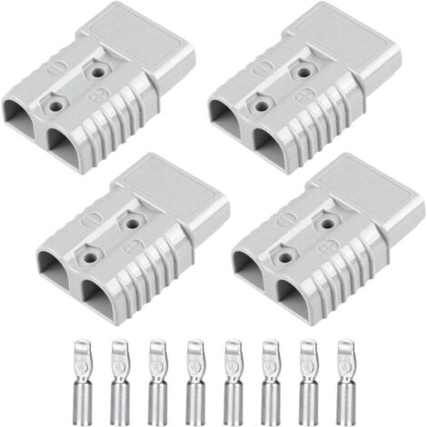 Connettore rapido per batteria da 175 A in 4 pezzi, spina di collegamento rapido, spina di collegamento rapido per batteria, terminali per batteria per camper, roulotte, motociclette, barche
