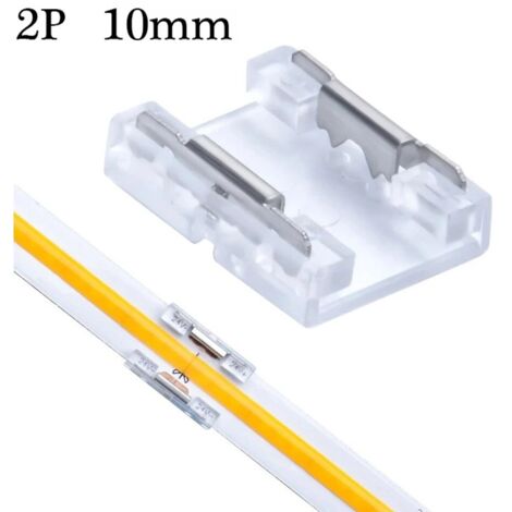 Connettore Rapido per Strisce Led COB e SMD a 2 pin Monocolore  10mm