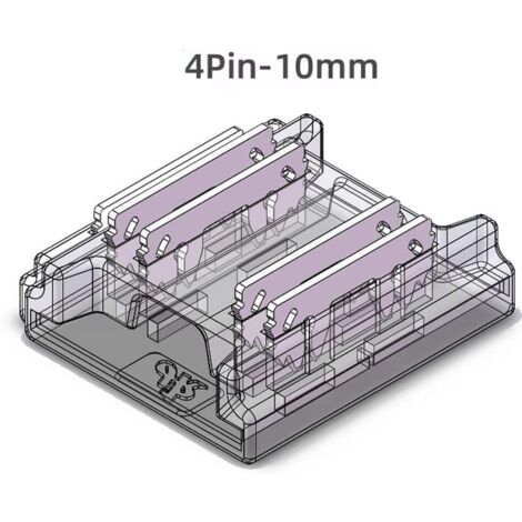 Connettore Rapido per Strisce Led COB e SMD a 4 pin RGB  10mm