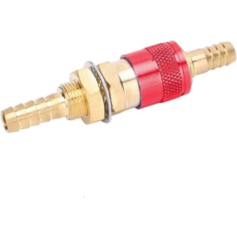 Connettore rapido per tubo di saldatura raffreddato ad acqua, connettore rapido per torcia di saldatura MIG, connettore rapido M8 (rosso)