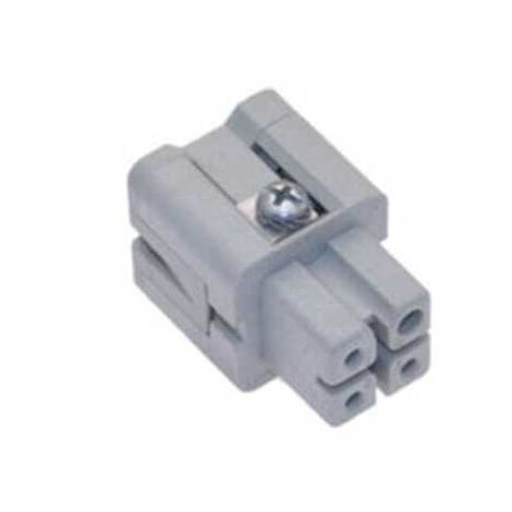 Connettore Rettangolare Femmina 3 Vie + Terra 10A a molla Revos Mini