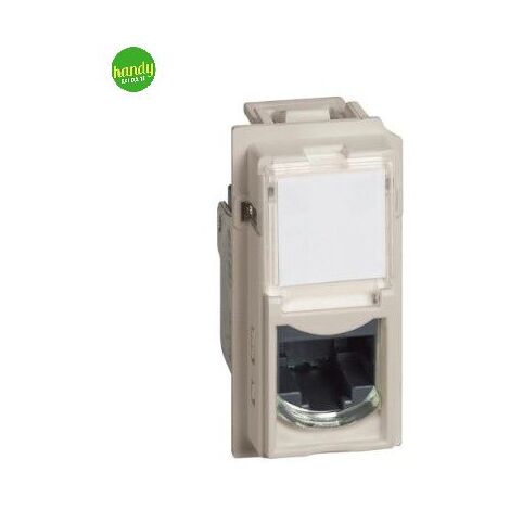 Connettore rj11 living now Bticino sabbia