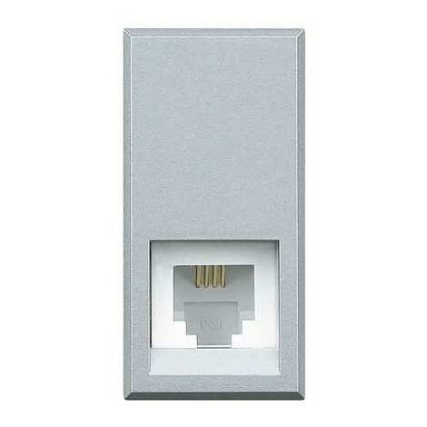Connettore RJ11 tipo K10, serie Axolute, finitura Tech  BTIHC4258/11N