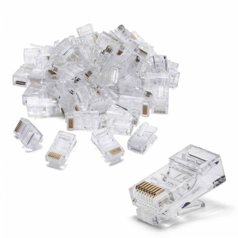 CONNETTORE RJ45 UTP CAT. 5 CONF. 50 PZ